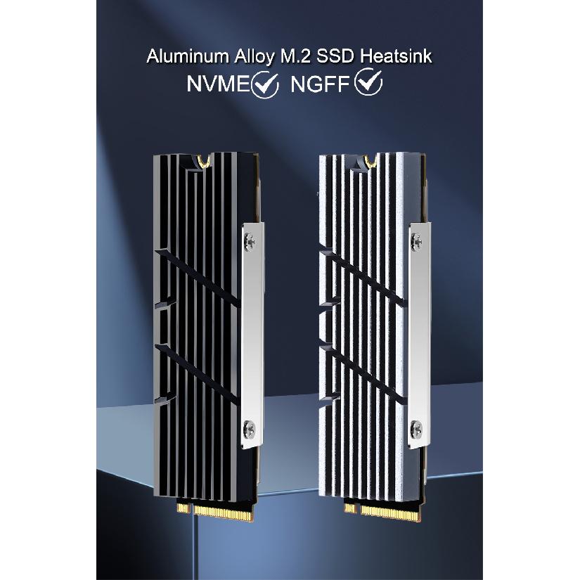GPUHOLD Радиатор для M.2 SSD Радиатор NVME NGFF 2280 SSD Жесткий диск Алюминиевый Радиатор Охлаждающая подставка Настольный ПК PS5 Форсунки 6