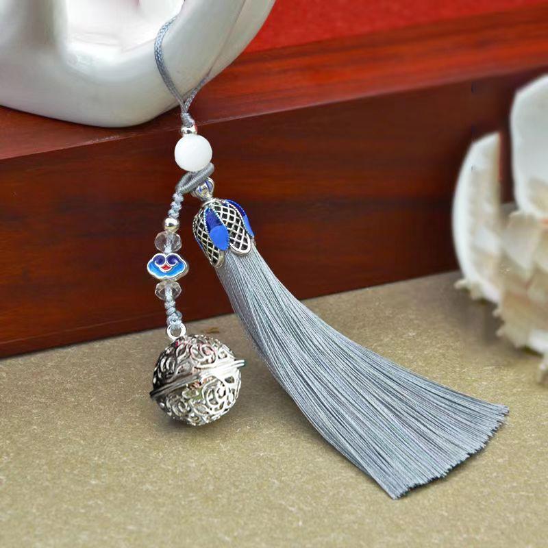 1 шт. брелок модные товары для рукоделия новые подвесные украшения диффузор дворцовый колокольчик кисточки металлический медальон кулон