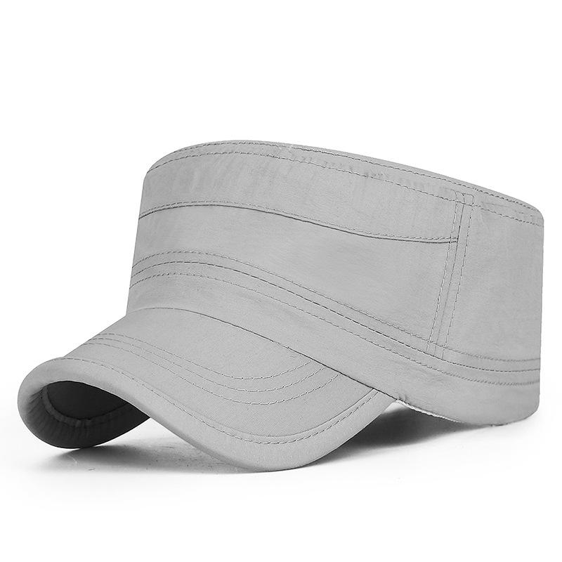 Весна-лето мужская быстросохнущая кепка дышащая плоская кепка для отдыха на открытом воздухе солнцезащитная кепка