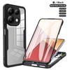 360 Full Shockproof Clear Case For Xiaomi Redmi Note 13 12 Pro 4G 5G Note 13 Pro Plus 5G Redmi A3 Screen Full Protection Cover