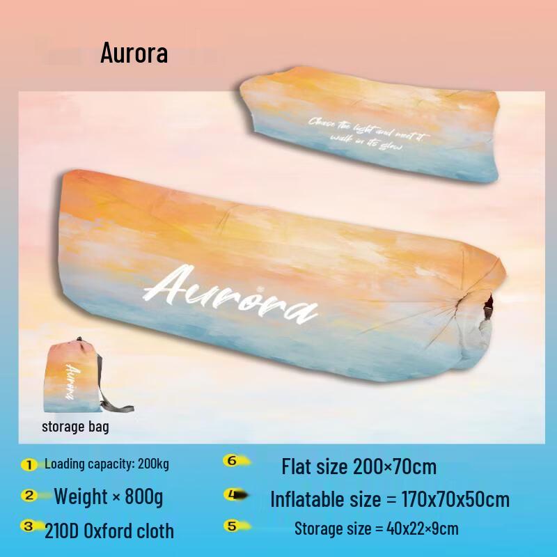 ZISIZ Portable Inflatable Air Sofa Lounger