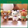 Bear Plush Toy Keychain Keyring Toy Pp Cotton Stuffed Doll Bag Gift Pendant