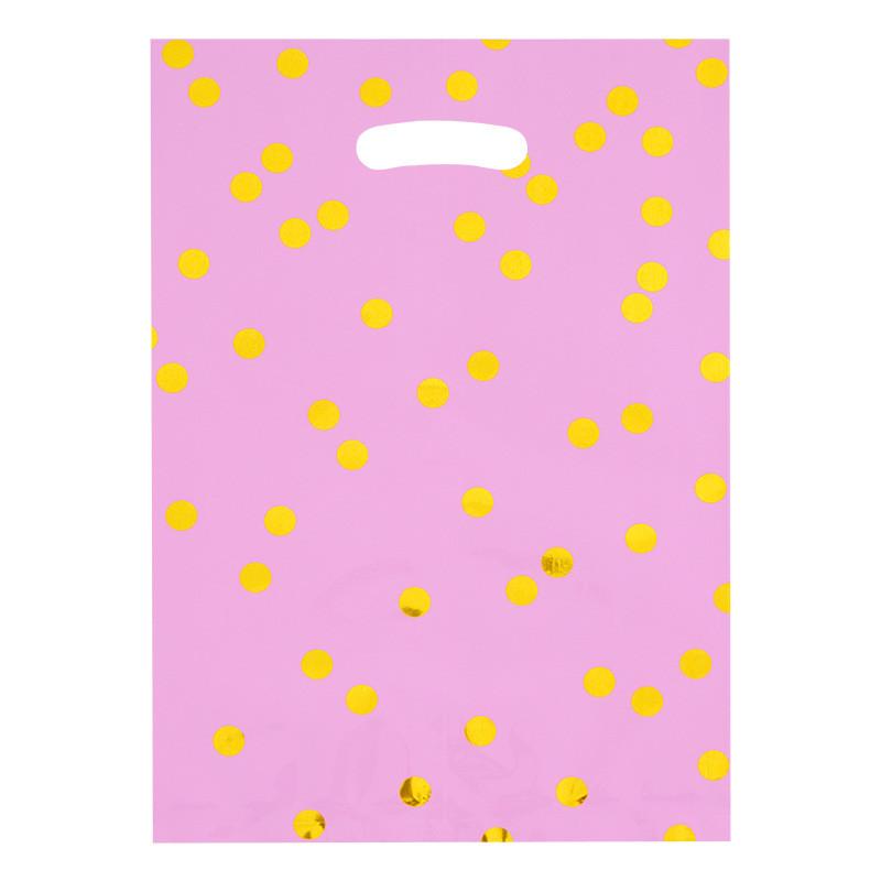 10 шт. Детские сумки для вечеринок, сумки для конфет на день рождения, сумки для вечеринок(точечный узор 6 цветов)