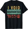I Void Warranties Funny Engineer Mechanic Car For Dad Garage Gift Unisex T-Shirt