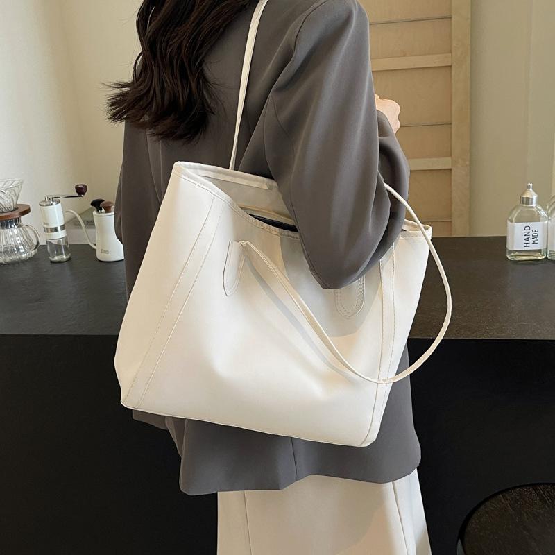 Сумка Commuter Texture temper 2024 лето новая красивая корейская версия сумка через плечо подмышкой модная сумка-тоут