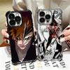 Чехол для телефона с покрытием Bleach Kurosaki Ichigo для Iphone 16 17 Pro Max Air 16E 14 15 Plus 12 13 Mini, противоударный чехол с подушкой безопасности