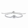 S925 Sterling Silver Moissanite Bracelet for Women, Starry Square Bag, One Carat Moissanite Pull-out Bracelet