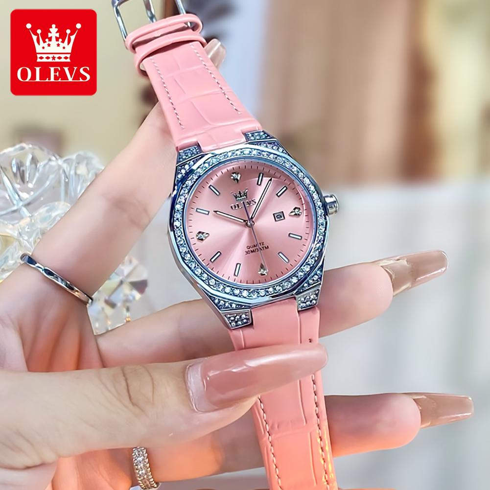 Fashion Women Watch Leather Strap Waterproof Luxury Brand Wristwatch Fashion Elegant Ladies Watches Reloj Mujer