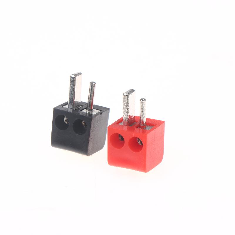 2/6Pcs Screw Terminal Block Connector 2Pin Din Hi-Fi Speaker-Plug Connectors Red Black Electrical Equipment-Plug Connector