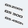 Для Lexus GS200t GS250 GS300 GS350 GS430 GS460 GS450h HYBRID задний багажник с логотипом глянцевый черный ABS эмблема модернизация с надписью