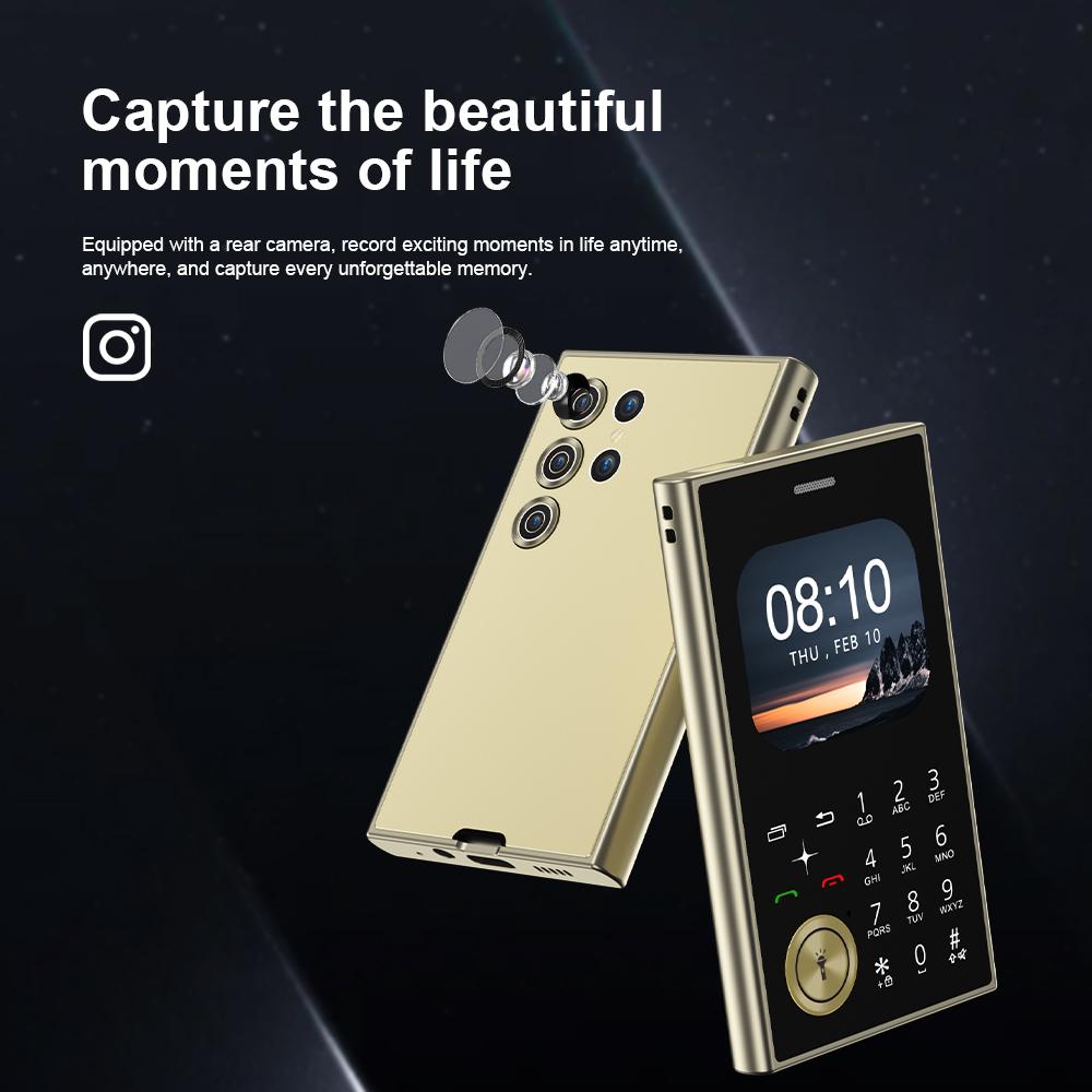 Двойной SIM-модуль, модный кнопочный мини-мобильный телефон 2G GSM, быстрый набор, волшебный голос, портативная функция, сотовые телефоны, порт 3,5 мм