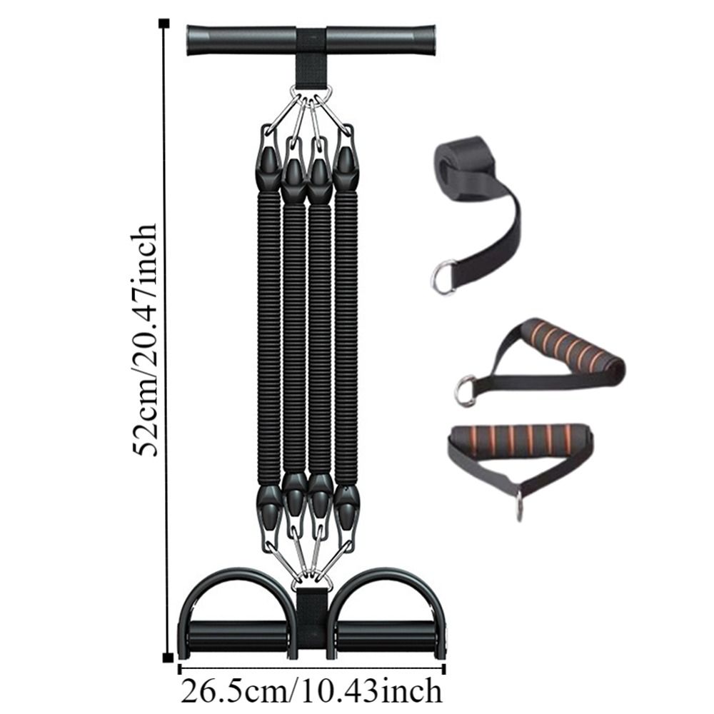 2/3/4-прядный педальный тренажер для подтягивания и скручивания, для похудения живота, 50/75/100 фунтов, педальный эспандер, многофункциональный, сверхпрочный