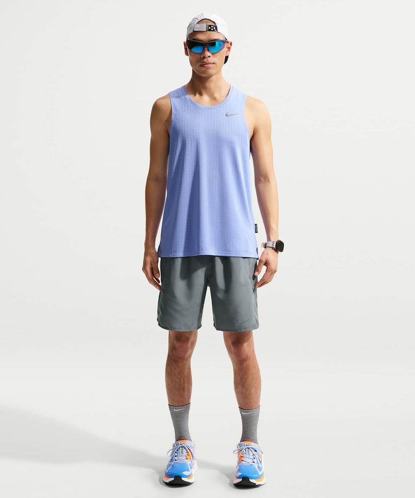 Nike Беговые шорты Miler Dry-Fit 7 дюймов с подкладкой-слипом M - Дымчато-серый / If2071-084