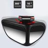 1 пара Автомобильных Зеркал Заднего Вида 360° Зеркало Мертвой Зоны Регулируемое Вращающееся Выпуклое Широкоугольное Прозрачное Зеркало Заднего Вида Аксессуар Безопасности