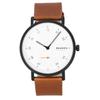 Kuppel Кварцевые мужские часы с коричневым кожаным ремешком и белым циферблатом SKW6889