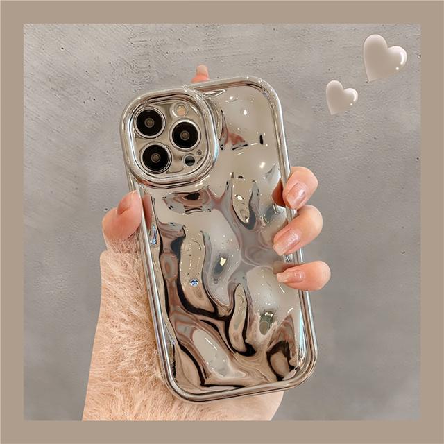 3d Роскошный однотонный противоударный чехол ярких цветов с милым покрытием для Iphone 14 12 11 Pro Max, мягкая задняя крышка для Iphone 13 Pro, чехол