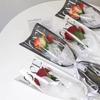 Waterproof Bouquet Plastic Bag Transparent Flower Wrapping Paper New Rose Packaging Bags