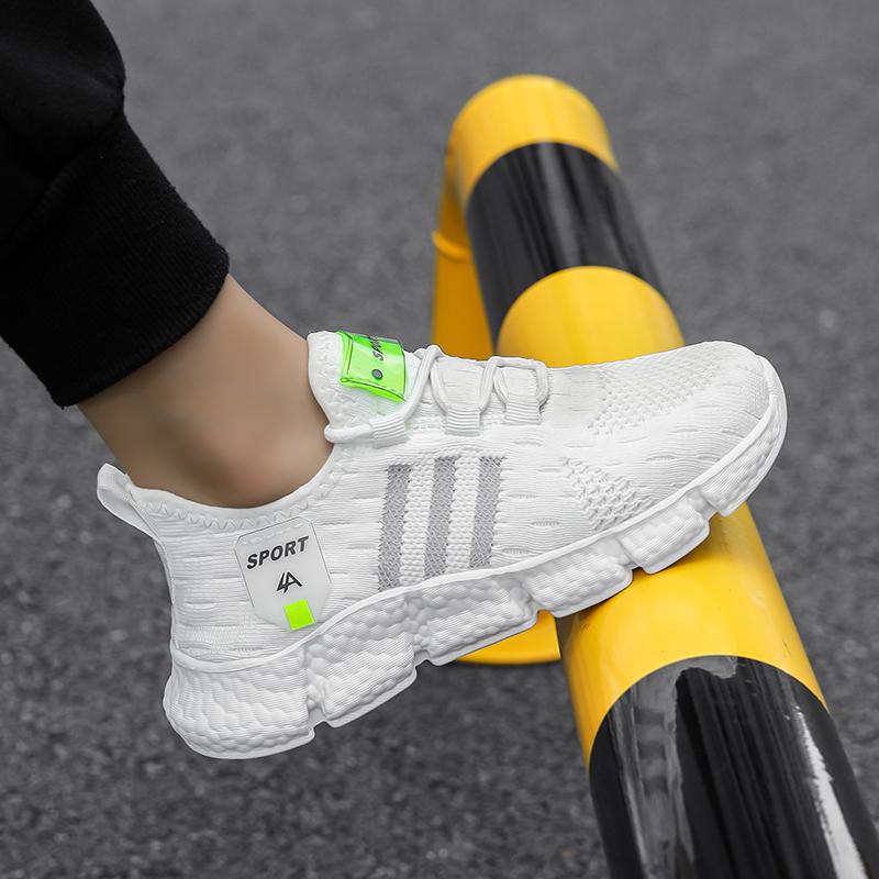 28-39 Детские Большие Размеры Легкие Простые Стильные Дышащие Сетчатые Повседневные Спортивные Кроссовки Кроссовки