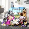 Customiz Name Personality Masha and the Bear Blanket Soft &Warm Sofa Office Bed Travel Lunch Break Blanket, Gift Suitable All Seasons
