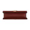 COACH 24 Gold Metal Hardware PVC Crossbody Shoulder Bag Medium Women's Red Brown