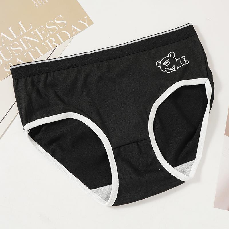 Трусики средней посадки для женщин, удобные трусы, женское антибактериальное дышащее нижнее белье