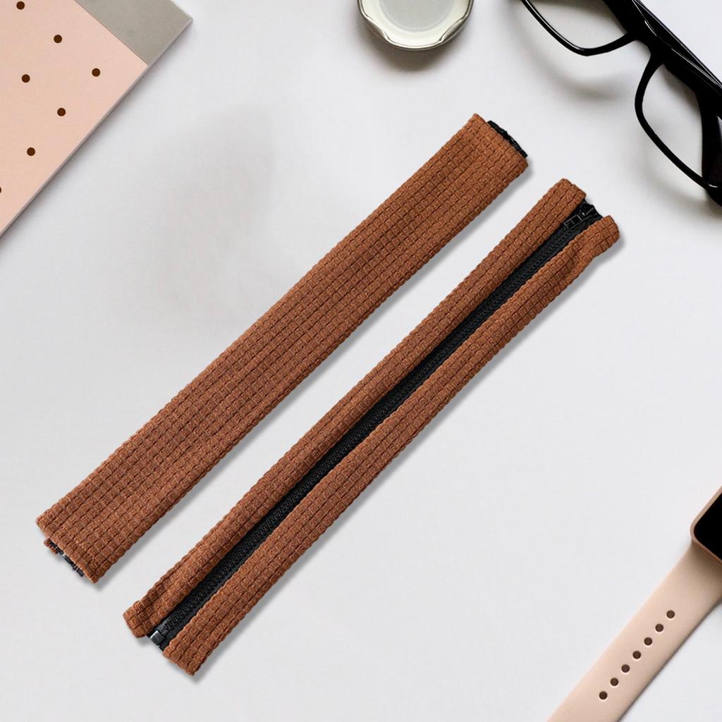 2/комплект чехлов на подлокотники офисных кресел из полиэстера с застежкой-молнией, удобные съемные чехлы на подлокотники длиной 17,72 дюйма