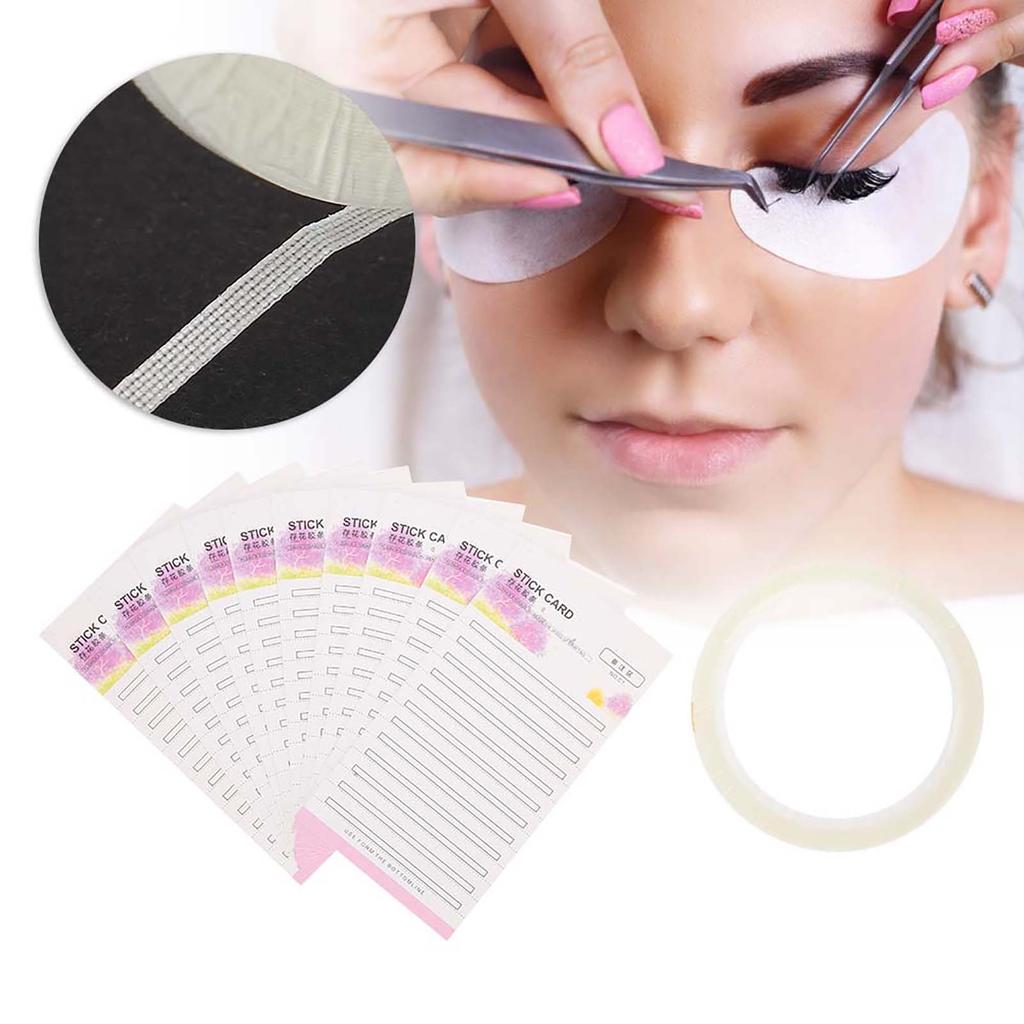 10pcs Eyelash Extension Storage Card False Eyelash Fans Paper Card Makeup Organizer