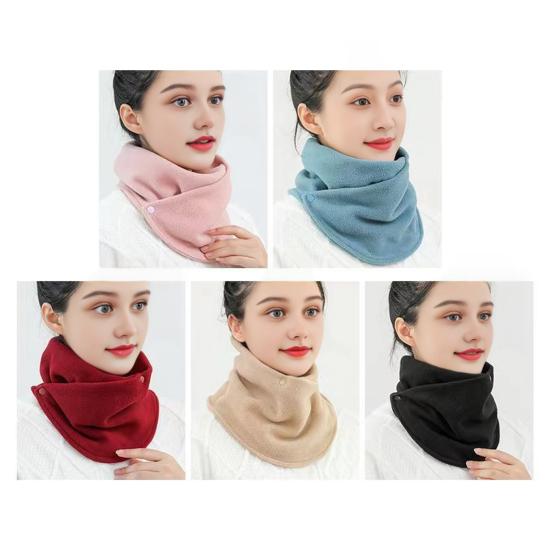 Winter Neck Warmer Windproof Fleece Neck Gaiter for Men Women Soft Warm Balaclava Face Cushion for Cold Weather