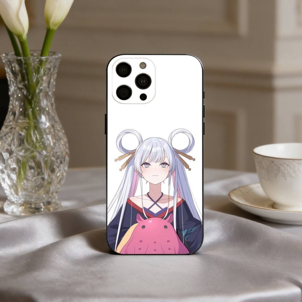 P-Принцесса K-Кагуя - Милый чехол для телефона для iPhone 17pro, 16, 15, 14, 13, 12, 11 X XR Plus, Другие Мягкий черный чехол
