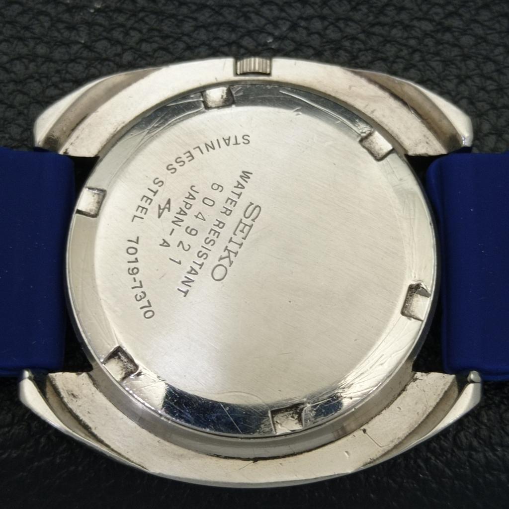 Б/У винтажные мужские часы SEIKO 5 AUTOMATIC 7006A из Японии с синим циферблатом a433675-2