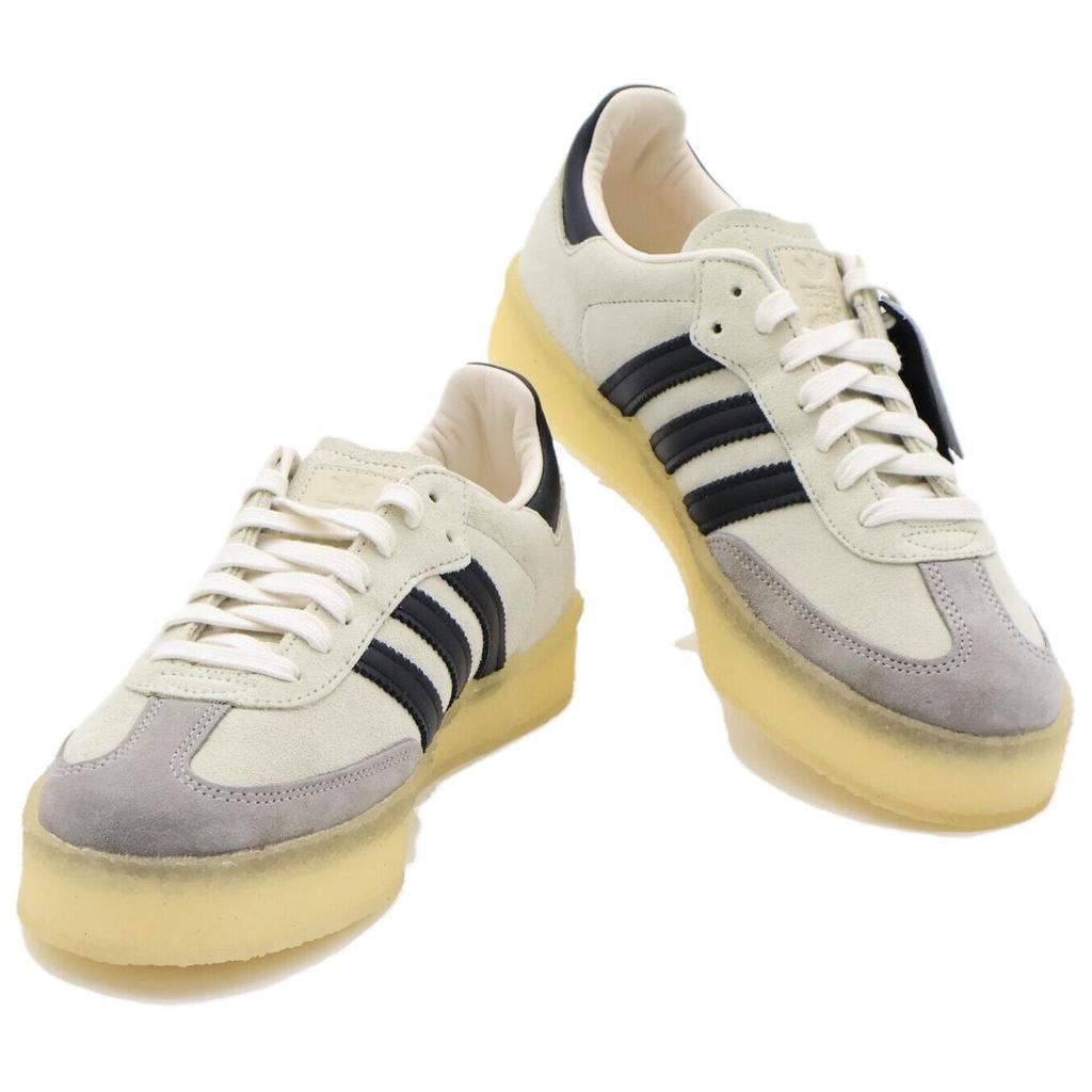 Ronnie Fieg x Clarks x adidas 8th Street Samba Коллекция Kithmas - Белый Черный Унисекс Кроссовки Кремовый Меловой-Белый Основной-Черный IE4033