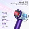Ионный фен Профессиональный, Высокоскоростной фен 180 000 об/мин для Быстрой сушки, Лучшие фены для женщин 1600 Вт Мощный Быстрая сушка Тихий и