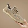 Fashion Lace Up Perforated Men's Boots Sneakers Flat Sole Shoes Men High Sneakers Sports Skor New Fast Pro Low Offer Famous Brand