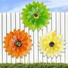 New Metal Flower Wall Decoration Wall Art Hanging Decoration Home Garden Garden Outdoor Decoration (6 Colors Optional)