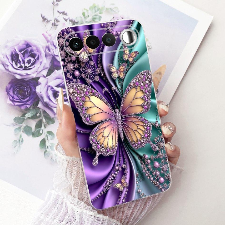 Чехол для Realme 16 5G 2026 Милый Мультяшный Рисунок Мягкий Прозрачный Силикон Ударопрочный Тонкий Чехол-Оболочка для Телефона Realme16 RMX5171