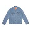 Levis Solid Single-Breasted Pocket Denim Jacket Men Outerwear Blue 72334-0131