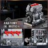711Pcs Sports Car Engine 3-In-1 Building Blocks Toys Set, Creative Home Decor, Engine Model Assembly Toy, Kids Birthday Gift