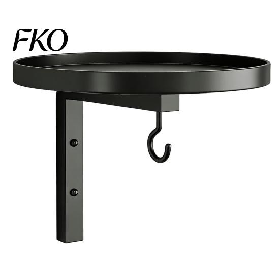 Bird Waterer for Yard Wall Mounted Bath, Outdoor Bath Tray with Feeder Hook, Metal Durable Garden Fence Not Included Hanging