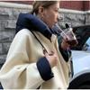 Women's Casual Hooded Drawstring Long Sleeved Jacket Autumn Winter Fashion Zipper Panelled Coat Short Loose High Street Outwear