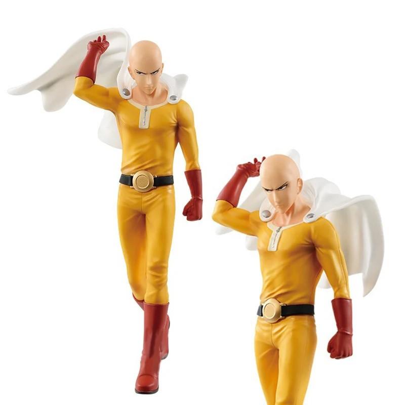 20СМ Аниме ONE PUNCH-MAN 3 Фигурка Лысый Сайтама Торнадо Стоящая Модель в Плаще Детские Игрушки ПВХ Подарок Статическая Коллекционная Кукла