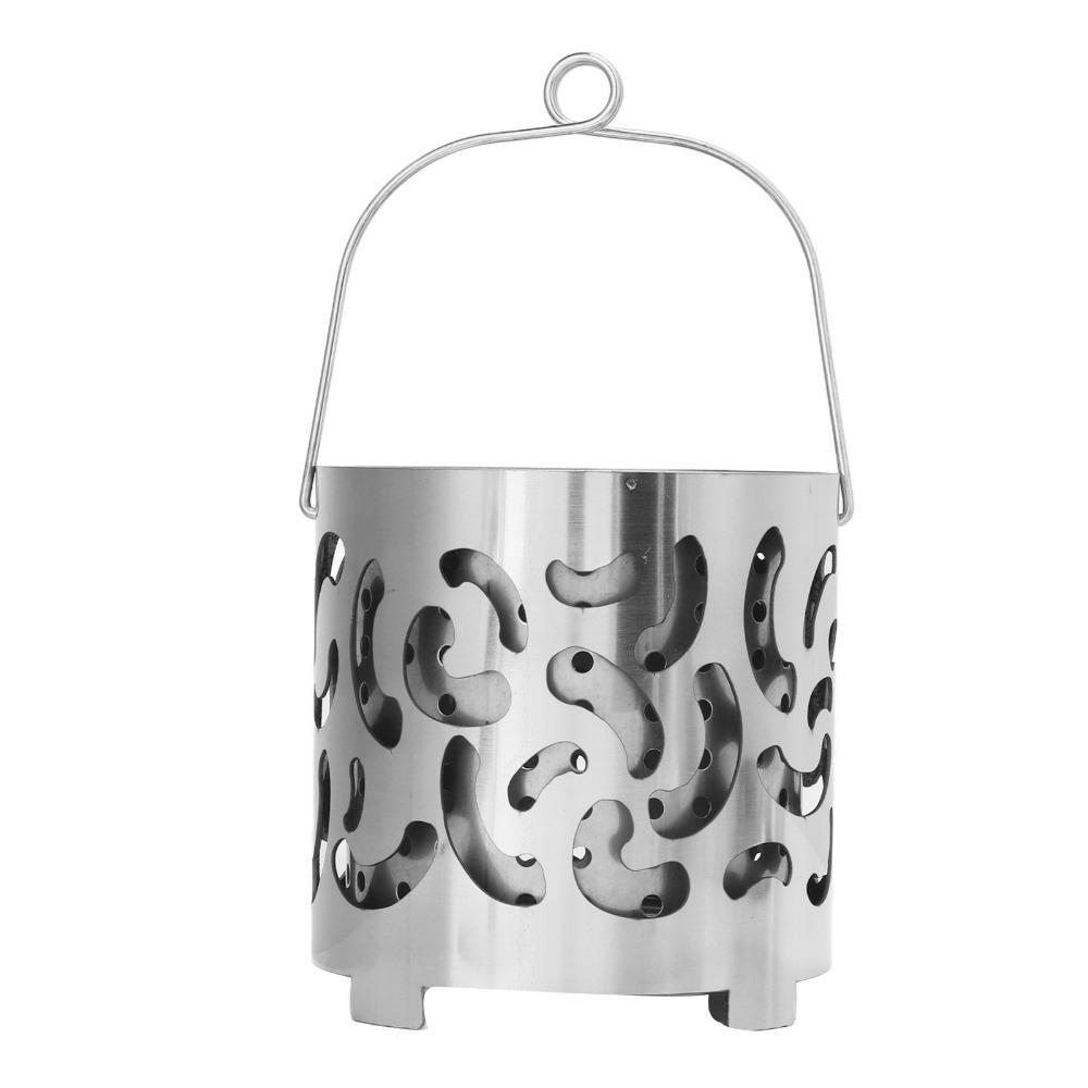 Stainless Steel Camping Heater Portable Camping Heating Cover Warming Stove Cover Outdoor Camping