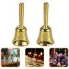 Triple Moon Pentacle Hand Bell Meditation Ceremony Tarot Readings Altar Brass Bell Wedding Animal Training Dinner Musical Teaching Restaurant Service
