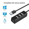 Usb Hub 2.0 Multi USB Splitter USB 2.0 Hub 4 Port Multiple Expander Multi Splitter Высокоскоростной для ПК
