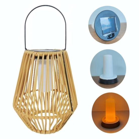 Уличный солнечный фонарь Yousheng с ручкой, мягкий теплый свет, автоматическая зарядка, водонепроницаемый, управляемый светом, садовый солнечный светильник, декор