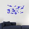 Русалка акриловая трехмерная наклейка на стену для комнаты девушки спальня фон настенное украшение 3d наклейка бумага