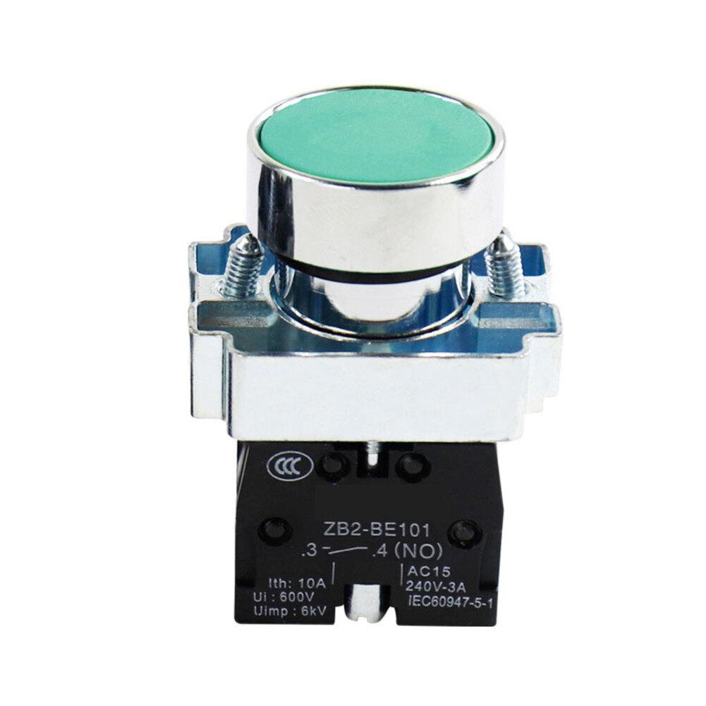 22mm push button switches pack of 10 waterproof momentary for industrial equipment with normally open normally closed contacts