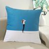 Чехол на подушку, полезный стильный чехол для подушки из полиэстера, чехол для подушки, домашний отель, общежитие, декор офисного стула, наволочка