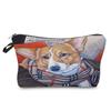 Женская косметичка с принтом собаки, органайзер для туалетных принадлежностей, дорожный кейс для хранения 6773