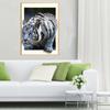 5D Diy алмазная живопись свирепый белый тигр набор крестиков полная алмазная вышивка мозаика художественная картина стразы Декор подарок