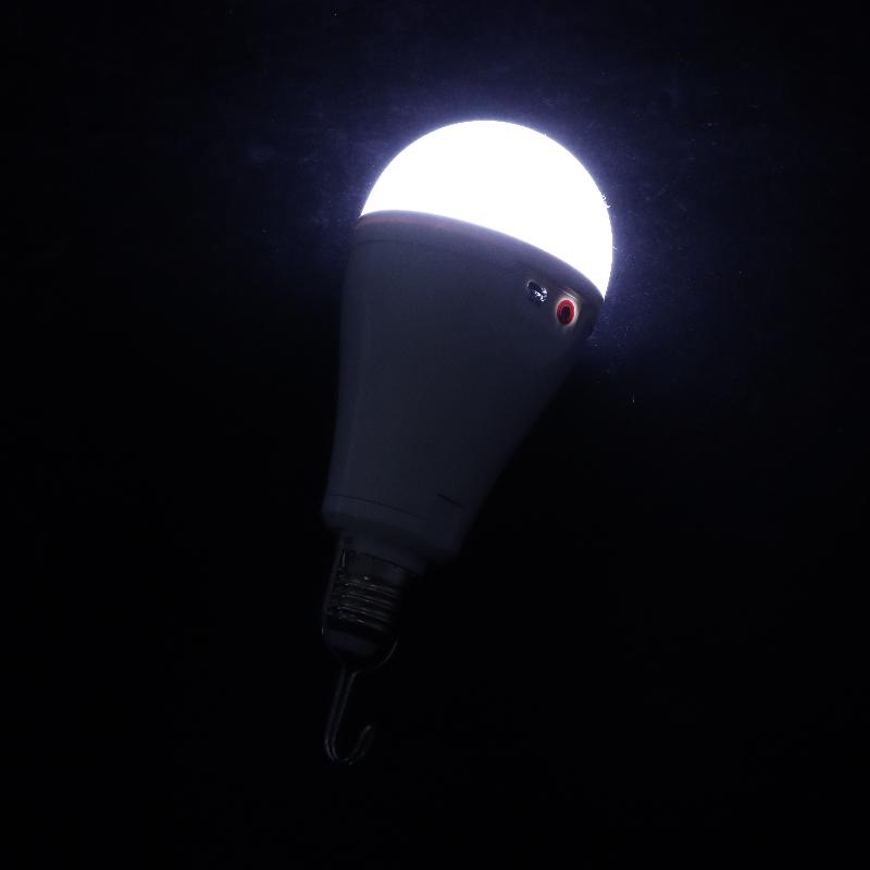 1 Набор 15/20 Вт Светодиодных Ламп E27 Работающих от Батареи с Крючком для Аварийного Освещения USB Перезаряжаемая Лампа